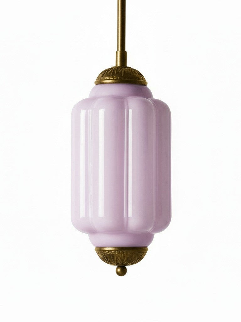 Vintage Glazen Hanglamp met Nostalgische Uitstraling – Verfijnde Verlichting voor Eetkamer en Keuken | Sansoti