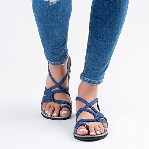 Flache Sommerschuhe für Damen Leicht Bequem Flexibel Zum Hineinschlüpfen Stoßdämpfend Lässig Trendig Strandsandalen | Sansoti