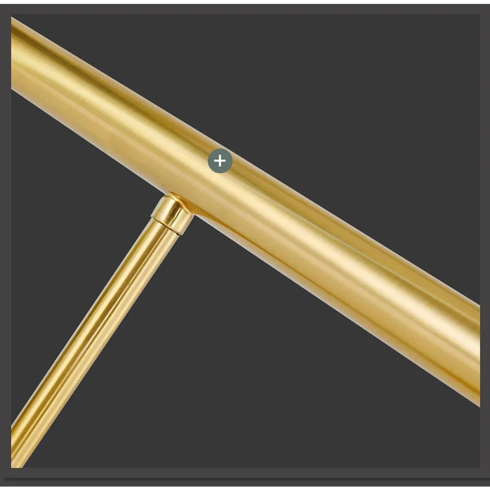 Plafondlamp Koper G9 Gebogen Buis Goud Zwart Zilver Woonkamer Eetkamer LED Opbouw Minimalistische Bureaulamp | Sansoti