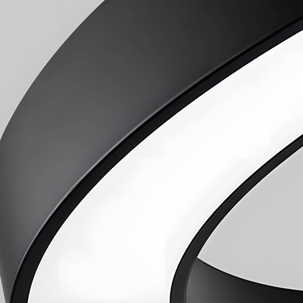 Industrielle LED-Ring-Pendelleuchte 6000K mit IP42 und Acryldiffusor | Restfield