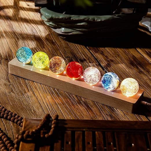 Lampe de table Cristal Boule Éclairage d'ambiance Décoratif Transparent Design | Restfield