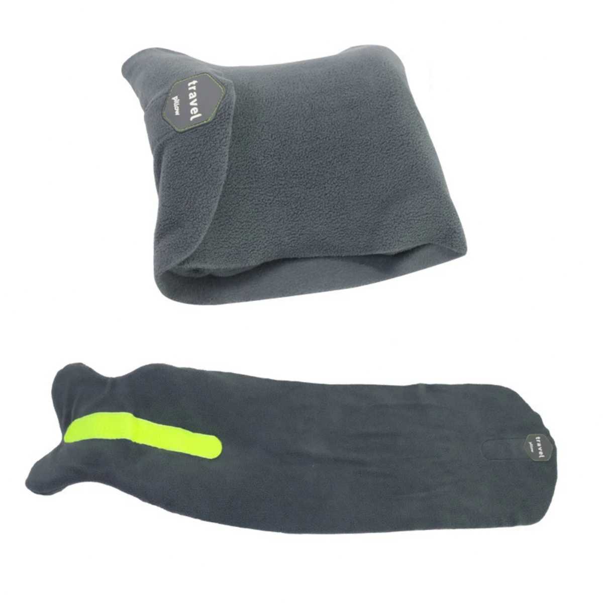 Neksteun Reiskussen Ergonomisch Memory Foam Nekkussen Vliegtuig Trein Auto Ondersteunend Grijs Zwart Comfortabel Reizen | Sansoti