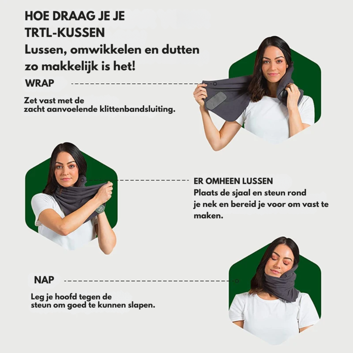 Neksteun Reiskussen Ergonomisch Memory Foam Nekkussen Vliegtuig Trein Auto Ondersteunend Grijs Zwart Comfortabel Reizen | Sansoti