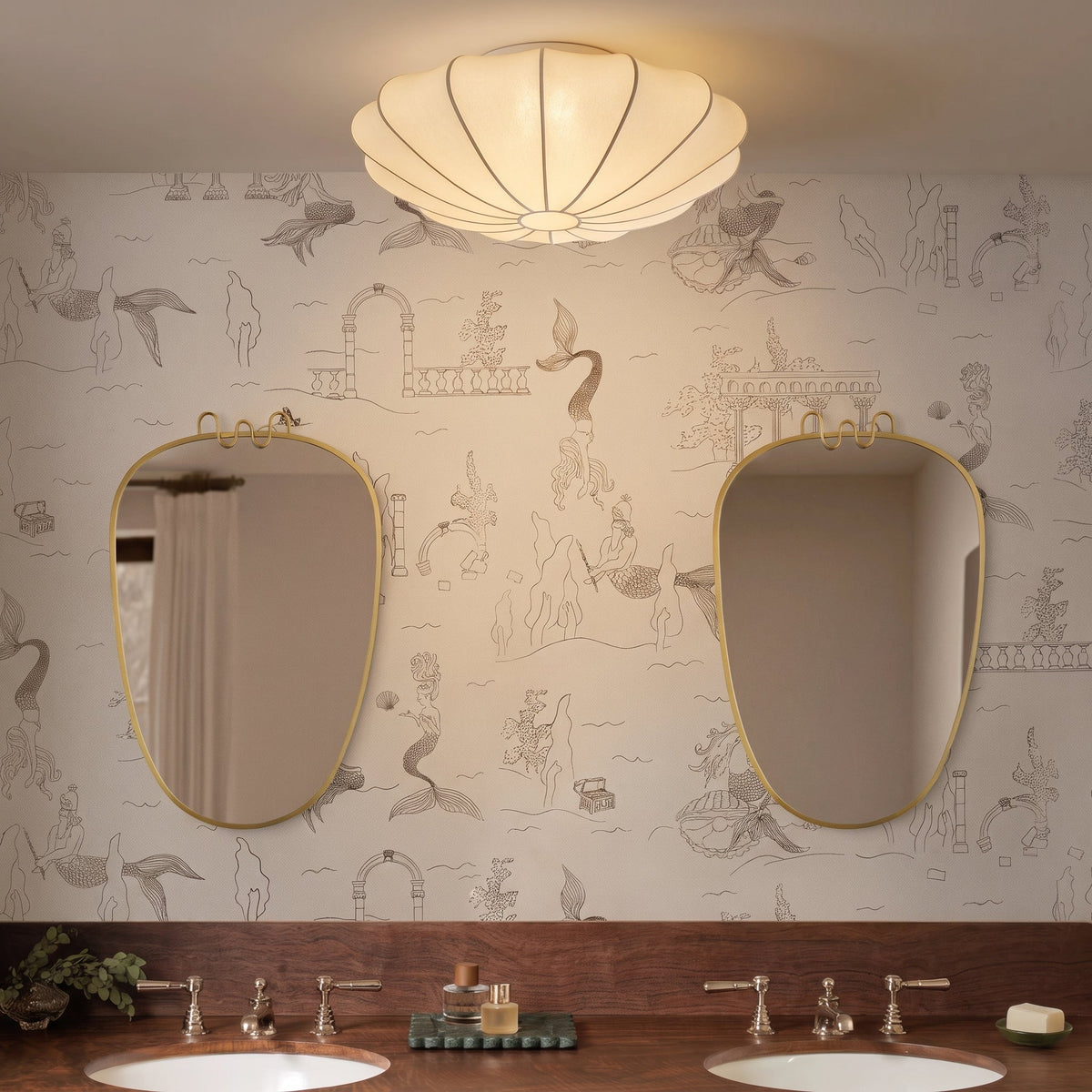 Plafonnier cocon en fibre de soie blanc chaud éclairage d’ambiance salon chambre salle à manger détente design | Sansoti