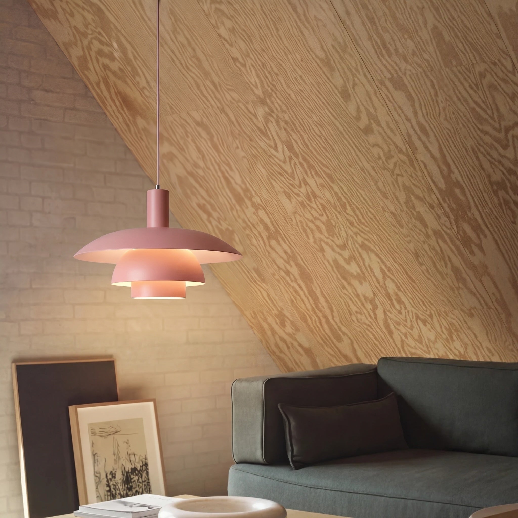 Skandinavische Metall-Pendelleuchte LED Dimmbar für Esszimmer Küche Wohnzimmer Deckenbeleuchtung 29-39cm | Sansoti
