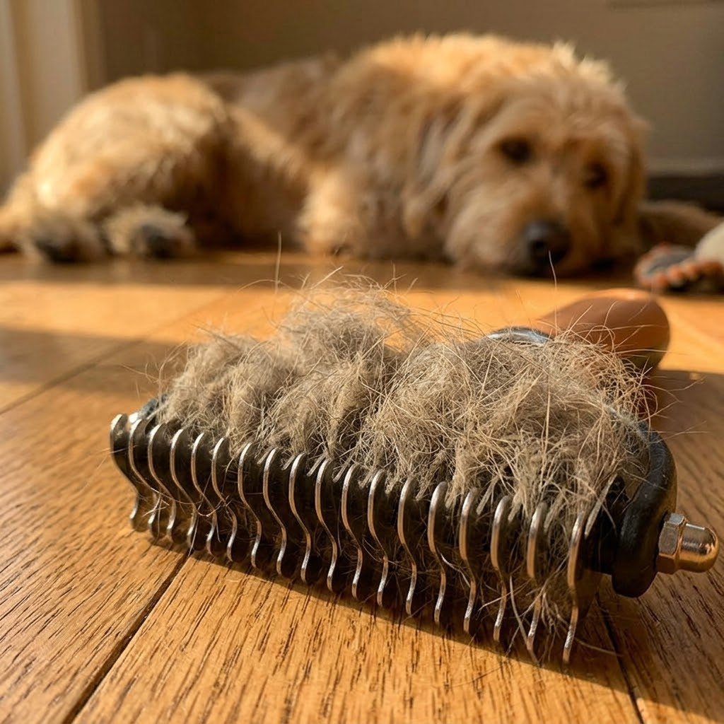 Dubbelzijdige Ontwarrings- en Verhaaringsborstel voor Hond en Kat – 10 + 19 Tanden | Sansoti