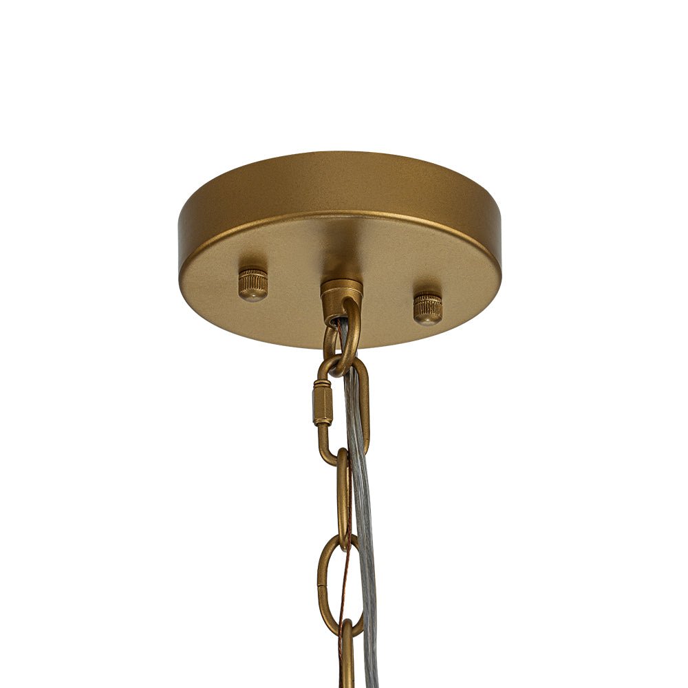 Hanglamp Cilinder Glas Messing Nikkel 32cm E26 Verstelbaar Keuken Eetkamer Entree Kooi Pendel Woonkamer Badkamer Farmhouse | Sansoti
