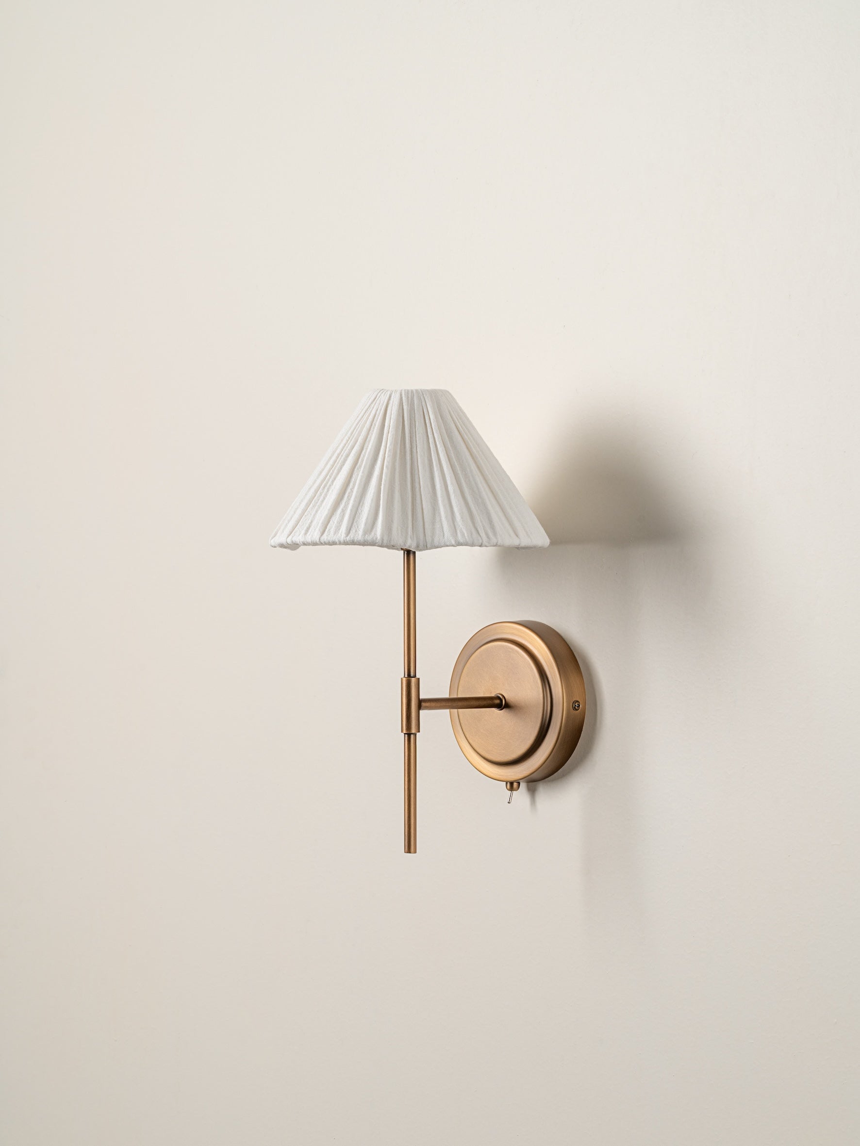 Wandleuchte Leinen Blume Design Messing G9 Wandlampe Schlafzimmer Nachttischlampe | Restfield