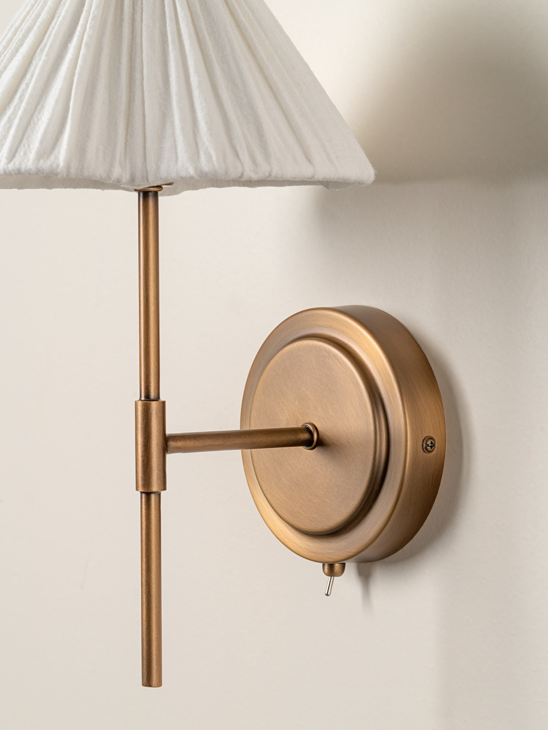 Wandleuchte Leinen Blume Design Messing G9 Wandlampe Schlafzimmer Nachttischlampe | Restfield