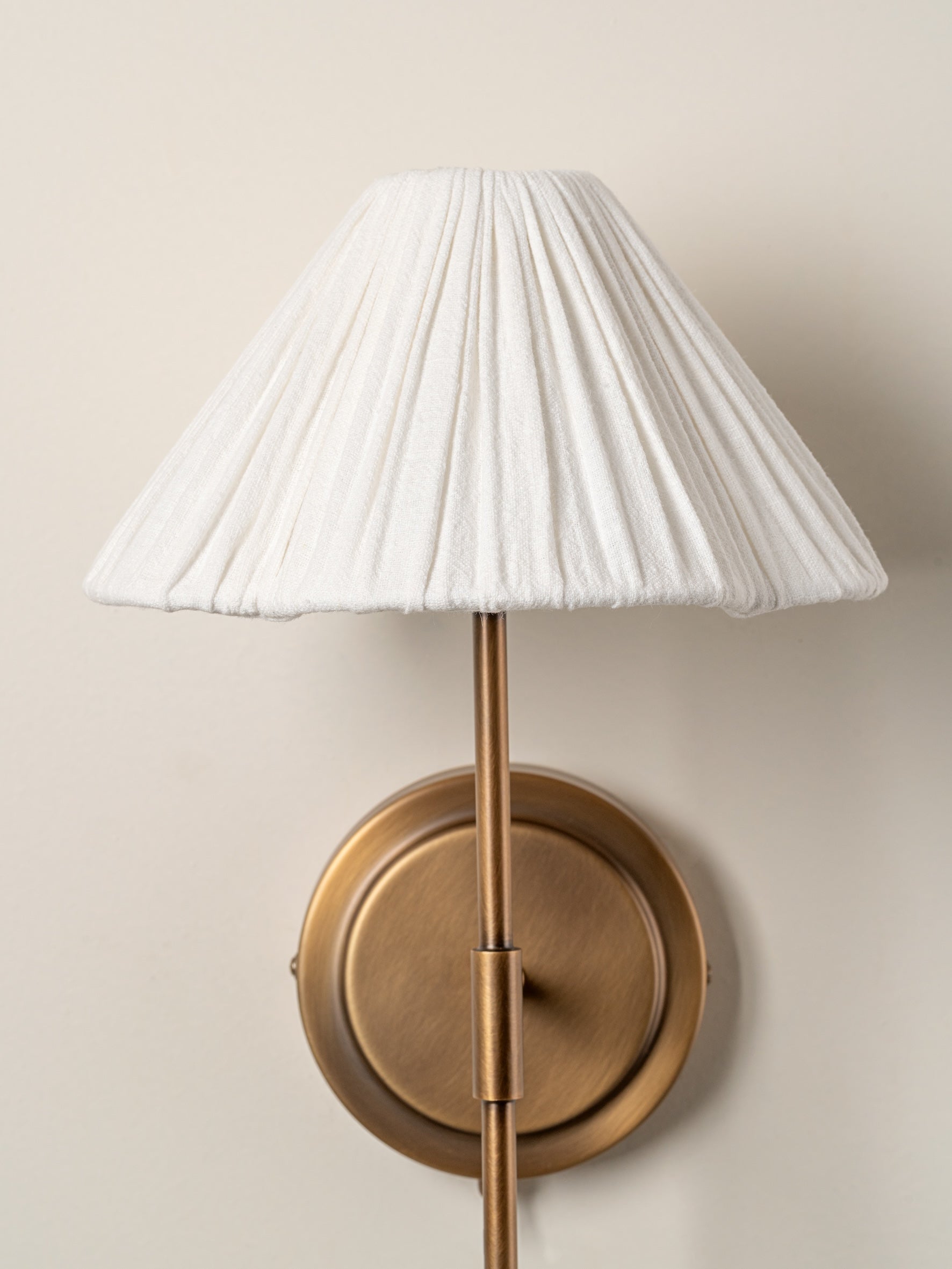 Wandleuchte Leinen Blume Design Messing G9 Wandlampe Schlafzimmer Nachttischlampe | Restfield
