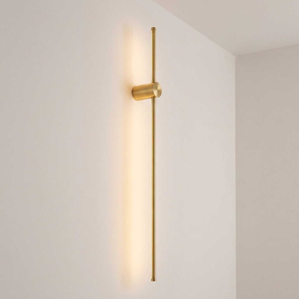 Rotatable LED Wall Lamp Sleek Linear Design Iron Acrylic 60-100cm Dining Room Bar Modern Interior Lighting | Sansoti