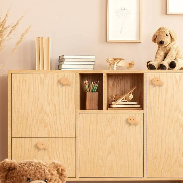 Wandhaken Hout Dieren Zelfklevend Kinderkamer Kapstokhaak Scandinavisch Design Kapstokhaakjes Muur Decoratie | Sansoti
