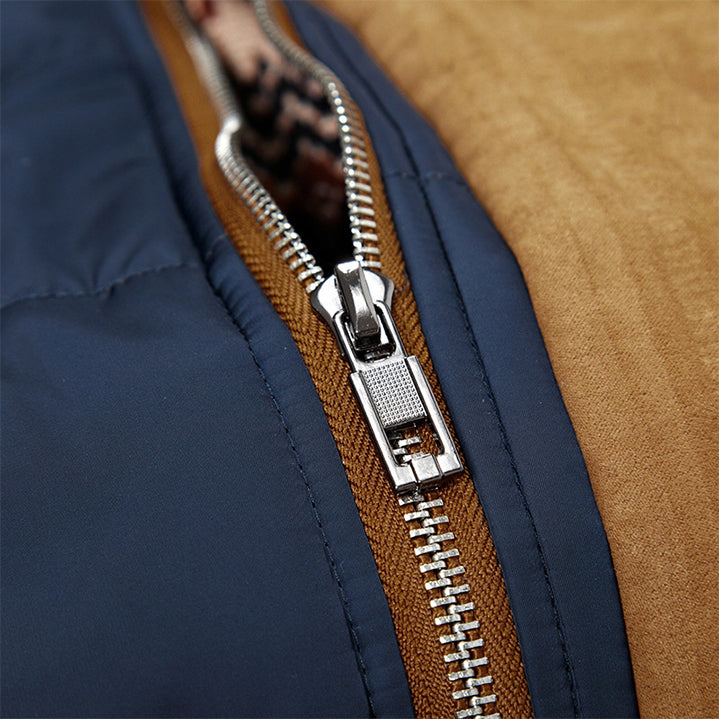 Warme Fleece Winterjas Waterafstotend Geïsoleerd Heren Outdoorkleding Wandelen Skiën Navy Zwart Grijs | Sansoti