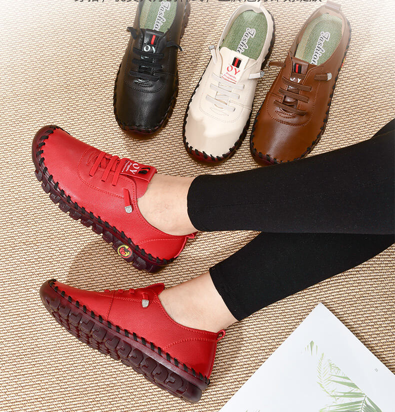 Comfortable Flat Women's Loafer with Arch Support and Orthopedic Sole | Sansoti