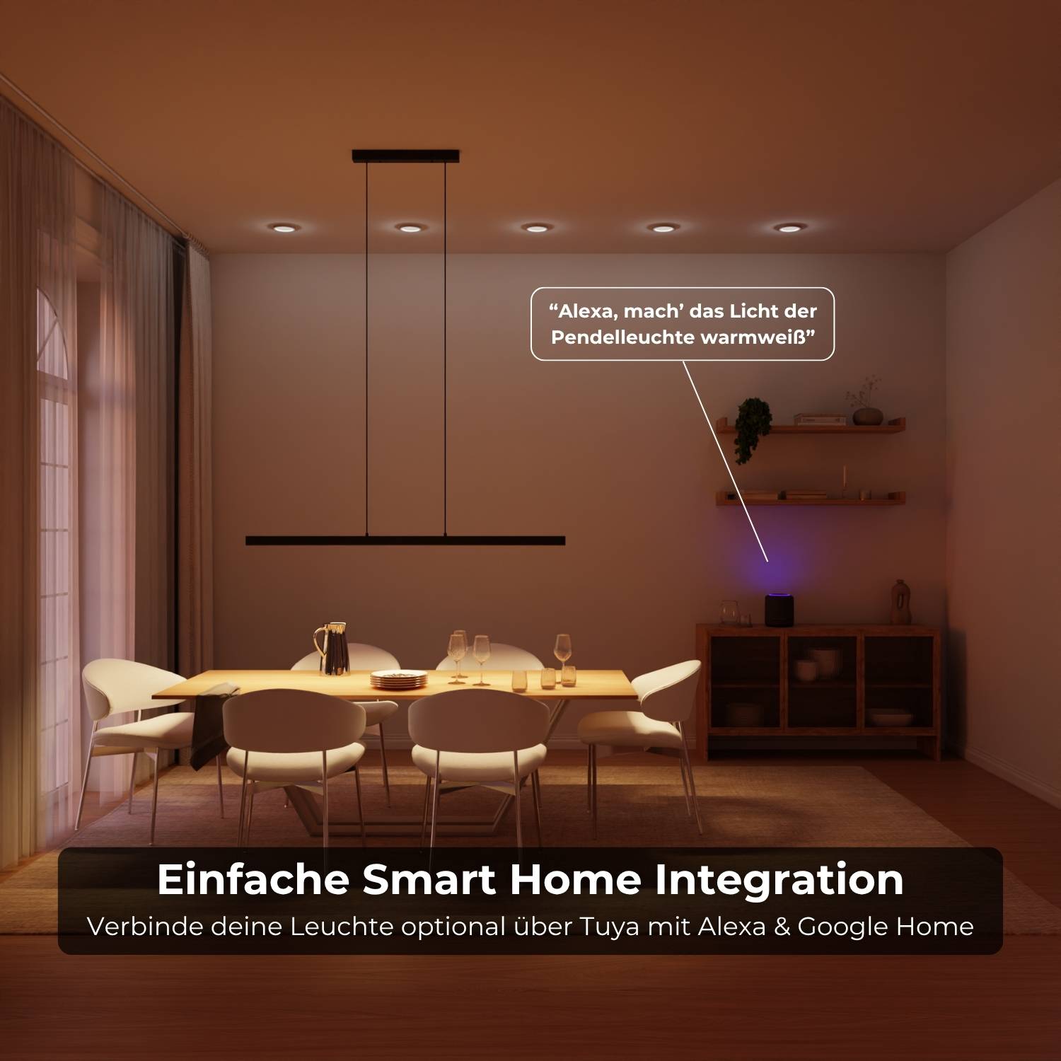 Suspension Lunara Design – Lampe suspendue moderne au design intemporel & éclairage d’ambiance | Restfield