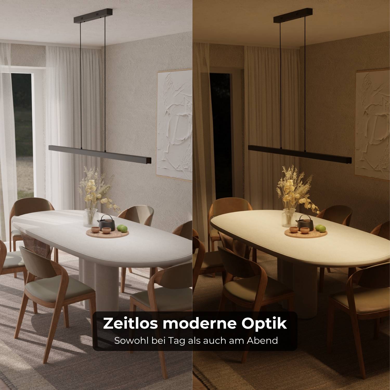Suspension Lunara Design – Lampe suspendue moderne au design intemporel & éclairage d’ambiance | Restfield