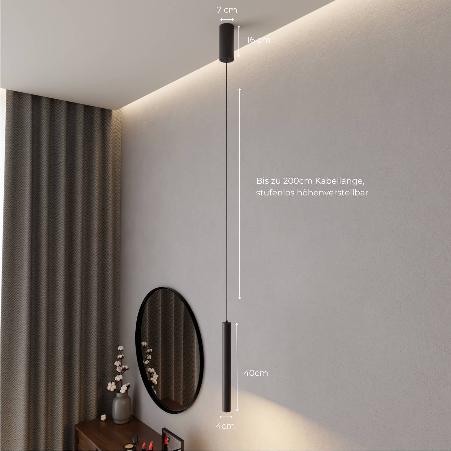 Suspension design de luxe pour cuisine et chambre – Novaro