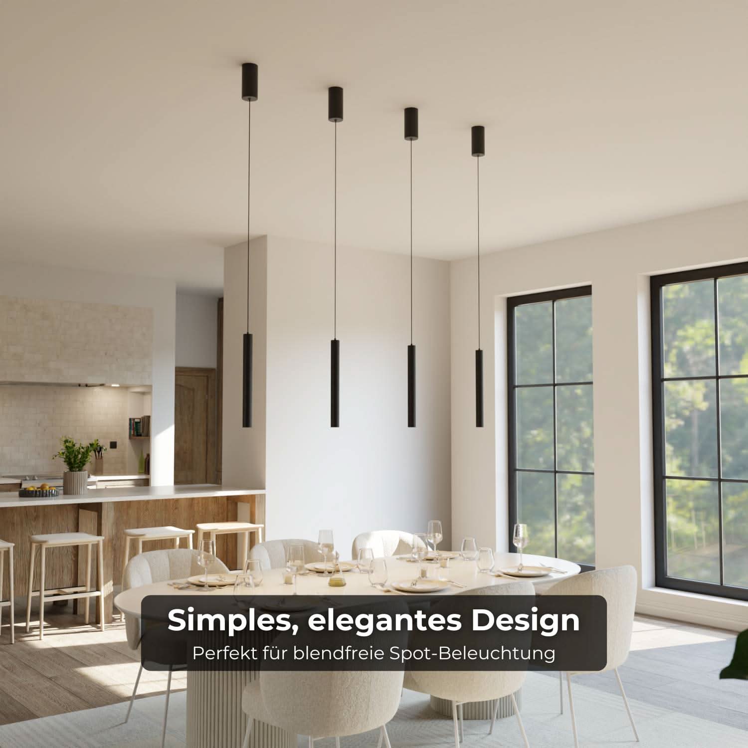 Suspension design de luxe pour cuisine et chambre – Novaro