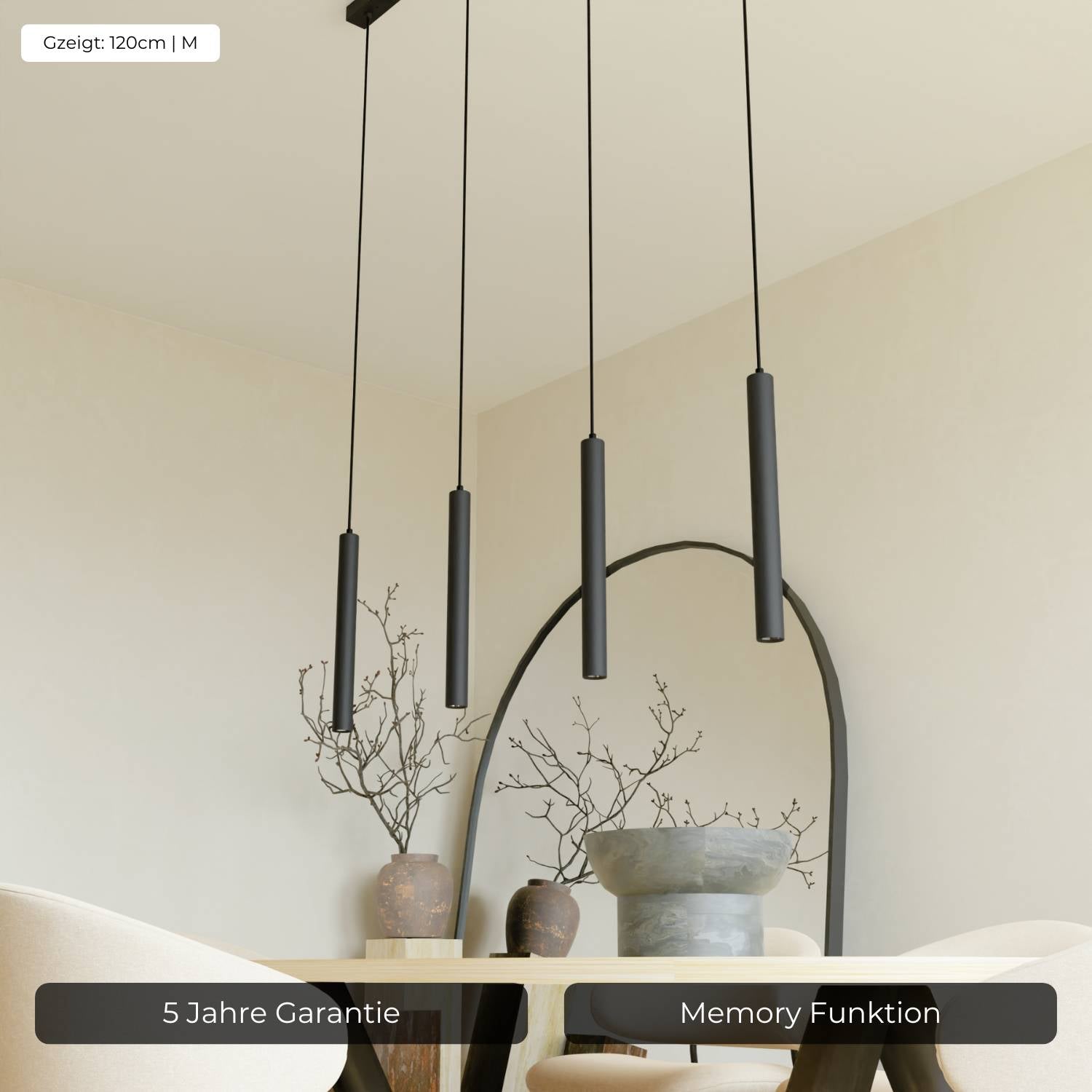 Moderne design hanglamp met verstelbare lichtkoppen | Sansoti