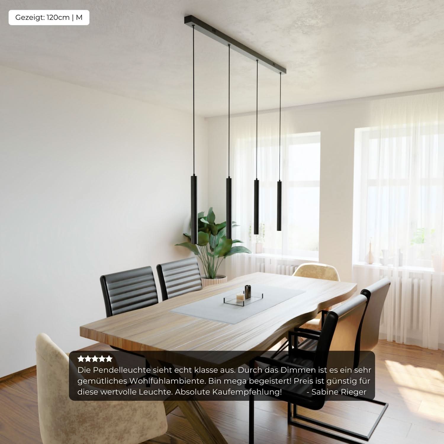 Moderne design hanglamp met verstelbare lichtkoppen | Sansoti