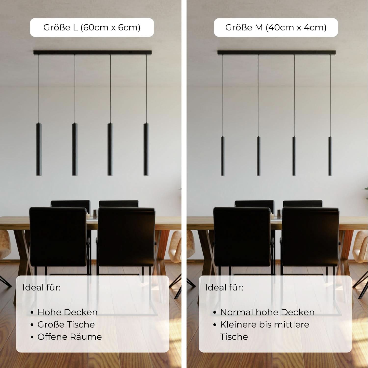 Moderne design hanglamp met verstelbare lichtkoppen | Sansoti