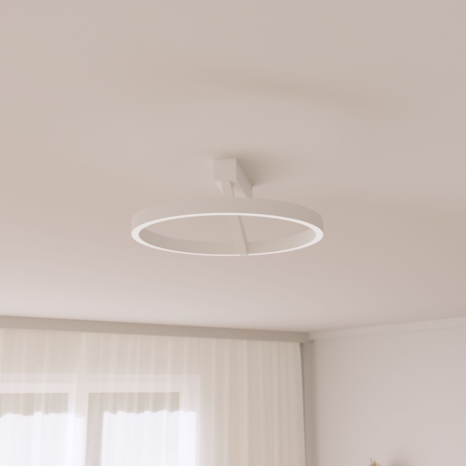 Plafonnier avec éclairage haut et bas et lumière chaude 2700K – Noira