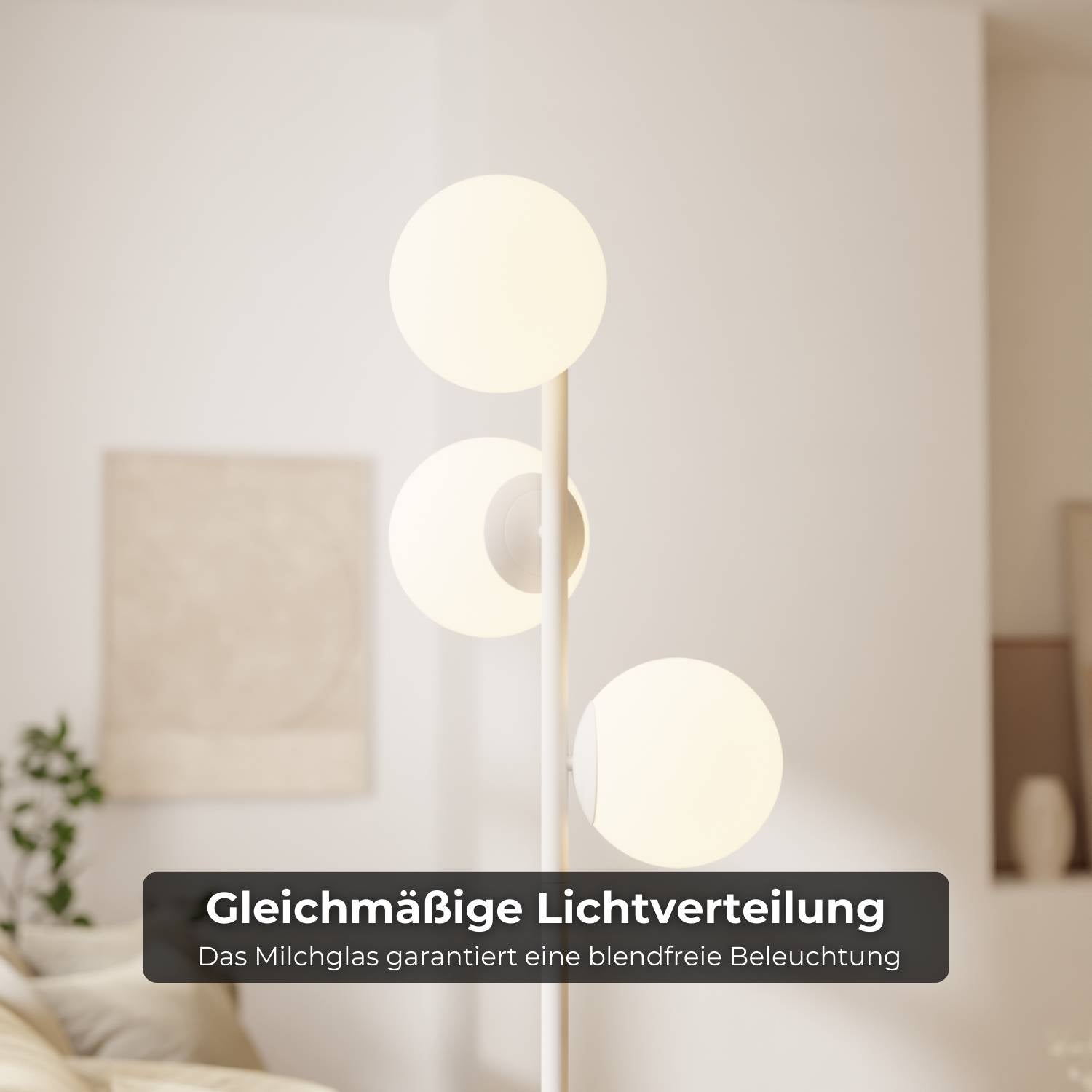 Lampadaire design de luxe avec pied en travertin et lumière chaude diffuse – Avera