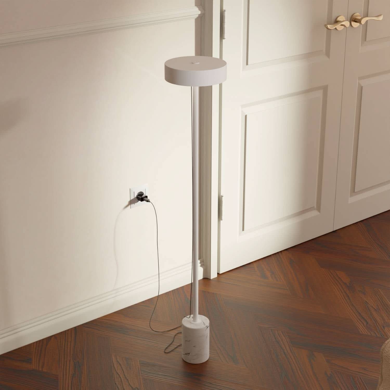 Lampadaire sans fil à batterie pour jardin & terrasse avec lumière chaude – Uranos