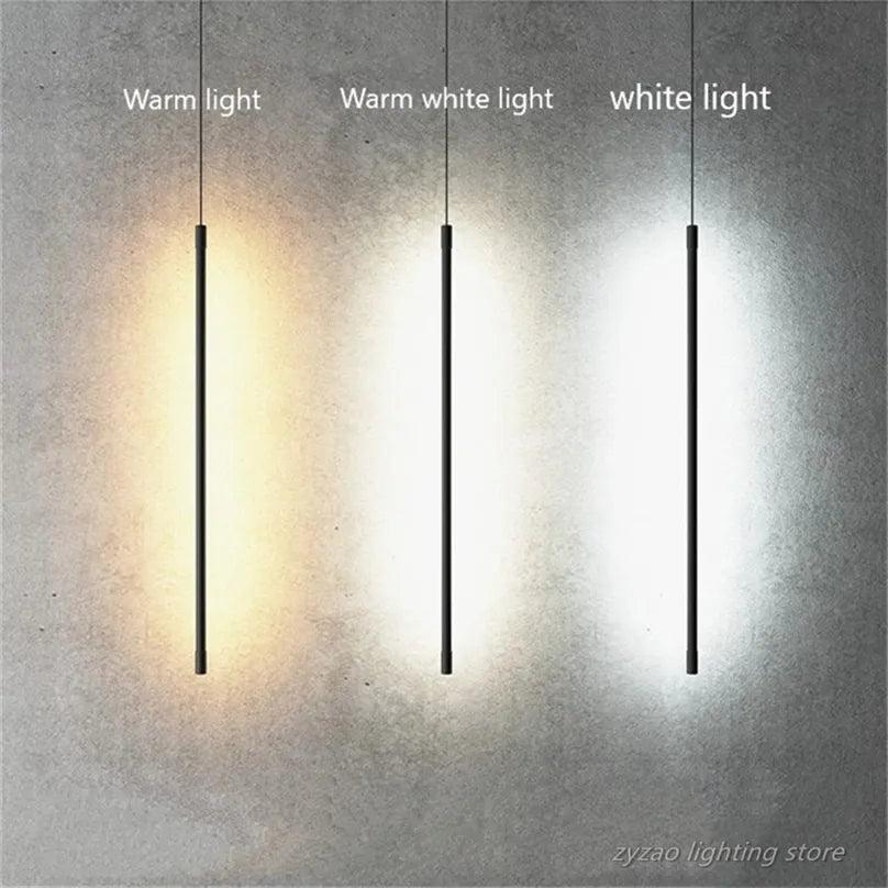 Hängeleuchte LED Modern Aluminium Schwarz Minimalistisches Design Verstellbares Kabel | Restfield