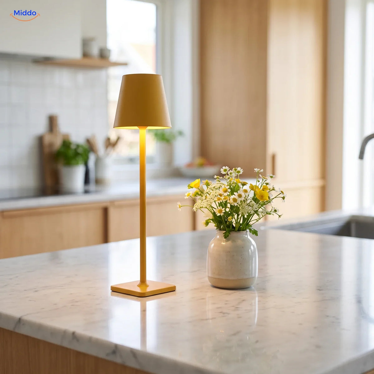 Portable LED Lamp Dimmable Rechargeable USB-C IP54 Waterproof for Table Indoor Outdoor Garden Patio | Sansoti