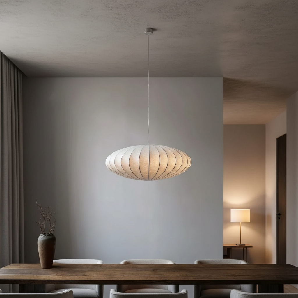Hanglamp Zijde Kristal Eetkamer Woonkamer 3 Maten Pendellamp Stofkap Glamour Sfeerverlichting Hal | Sansoti