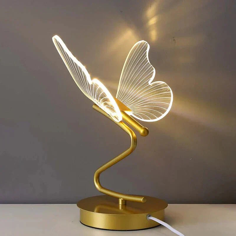 LED Tafellamp met Vlindervorm — Moderne Decoratieve Verlichting voor Sfeer en Stijl | Sansoti