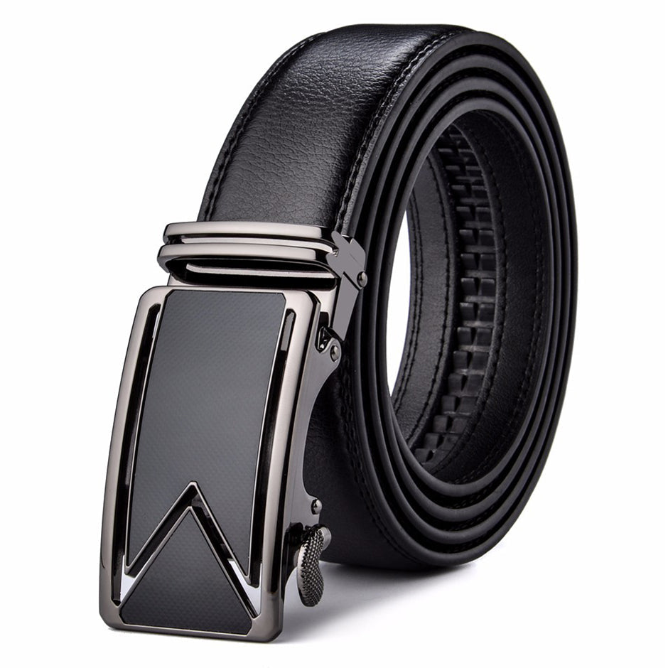 Lederen Riem Heren Premium Rundleer Zwart Waterbestendig Krasvrij Duurzaam Casual Stijl Accessoire Broeksluiting | Sansoti