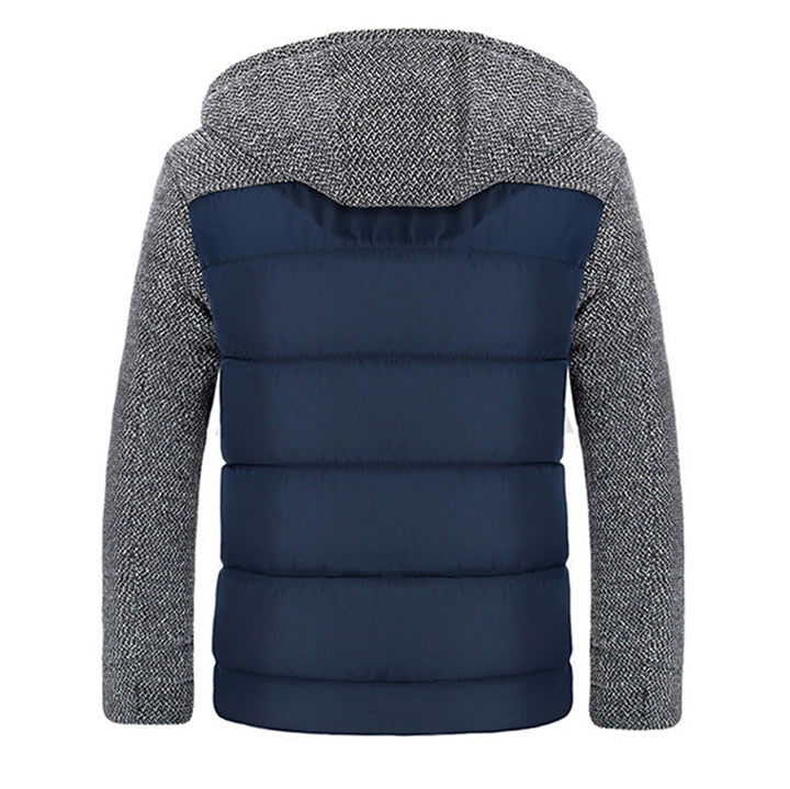 Warme Fleece Winterjas Waterafstotend Geïsoleerd Heren Outdoorkleding Wandelen Skiën Navy Zwart Grijs | Sansoti