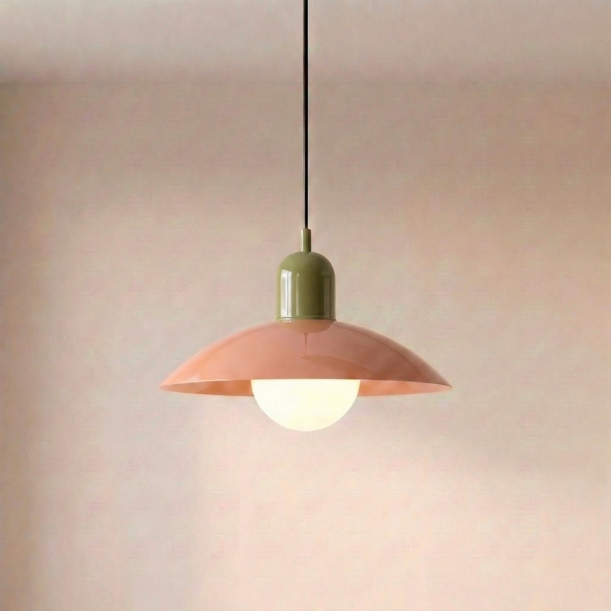 Dwukolorowa żelazna lampa wisząca Ø32 cm, ciepłobiała dioda LED do jadalni, kuchennej wyspy i salonu, styl rustykalny, nowoczesna | Sansoti