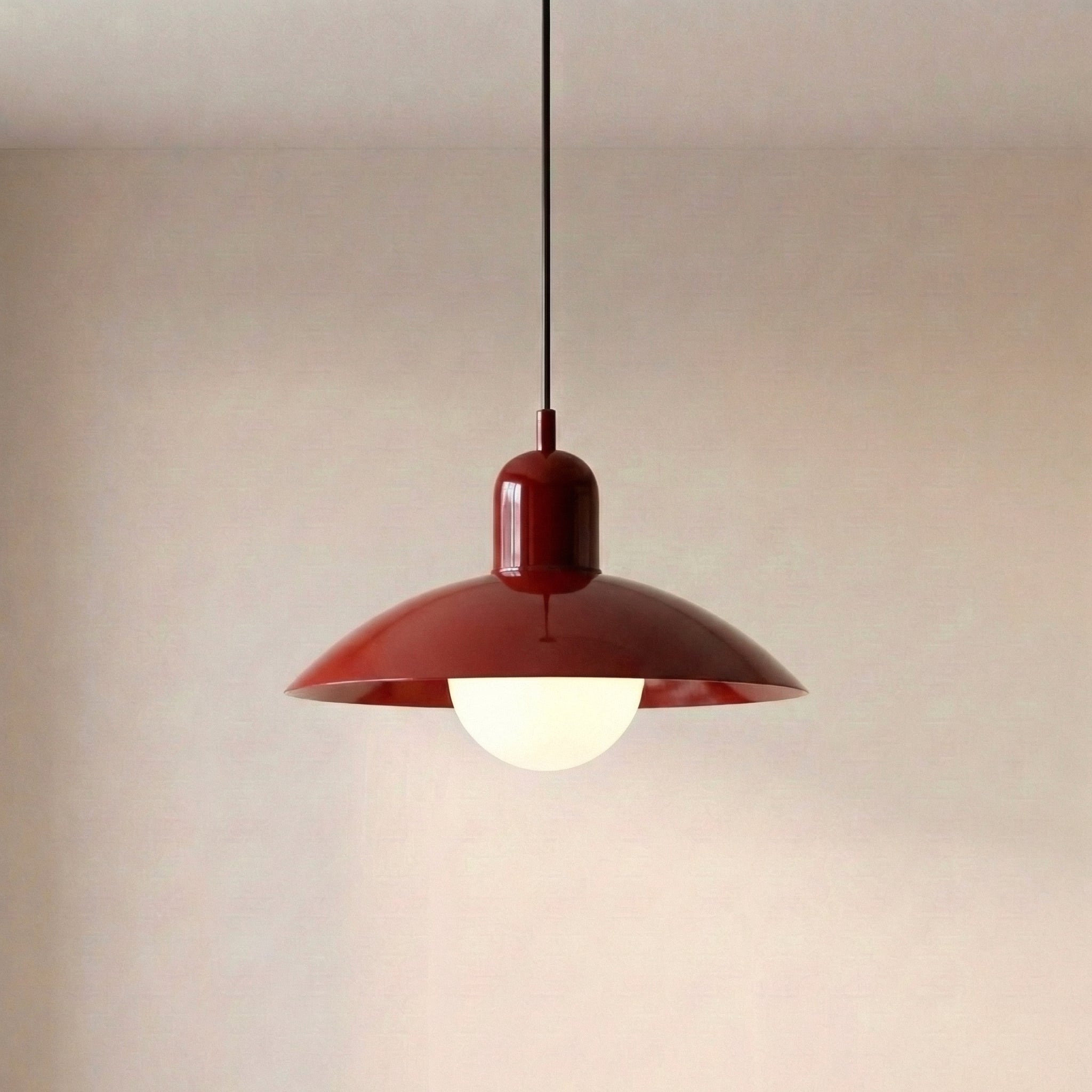 Dwukolorowa żelazna lampa wisząca Ø32 cm, ciepłobiała dioda LED do jadalni, kuchennej wyspy i salonu, styl rustykalny, nowoczesna | Sansoti