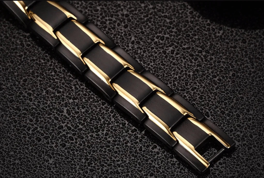 Bracelet magnétique avec hématite et néodyme pour bien-être et équilibre | Sansoti