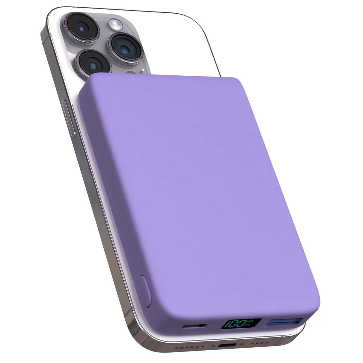 Wireless Magnetic Power Bank, 5000-10000 mAh, iPhone Charging Station, Compact, Fast Charging, On the Go, Travel | Sansoti