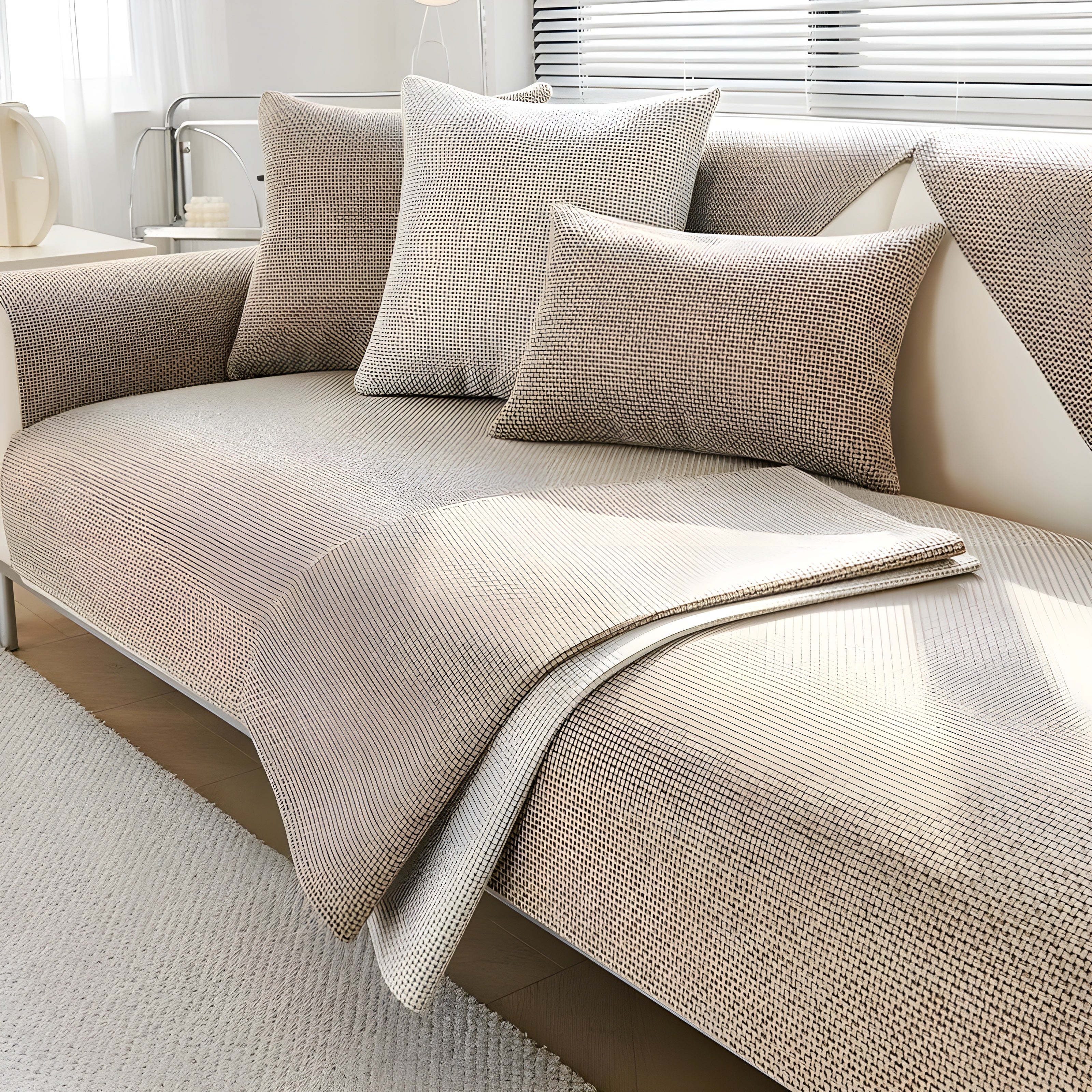 Bankhülle Anti-Rutsch für Ecksofa und Sofa – Waschbarer Sofabezug | Restfield