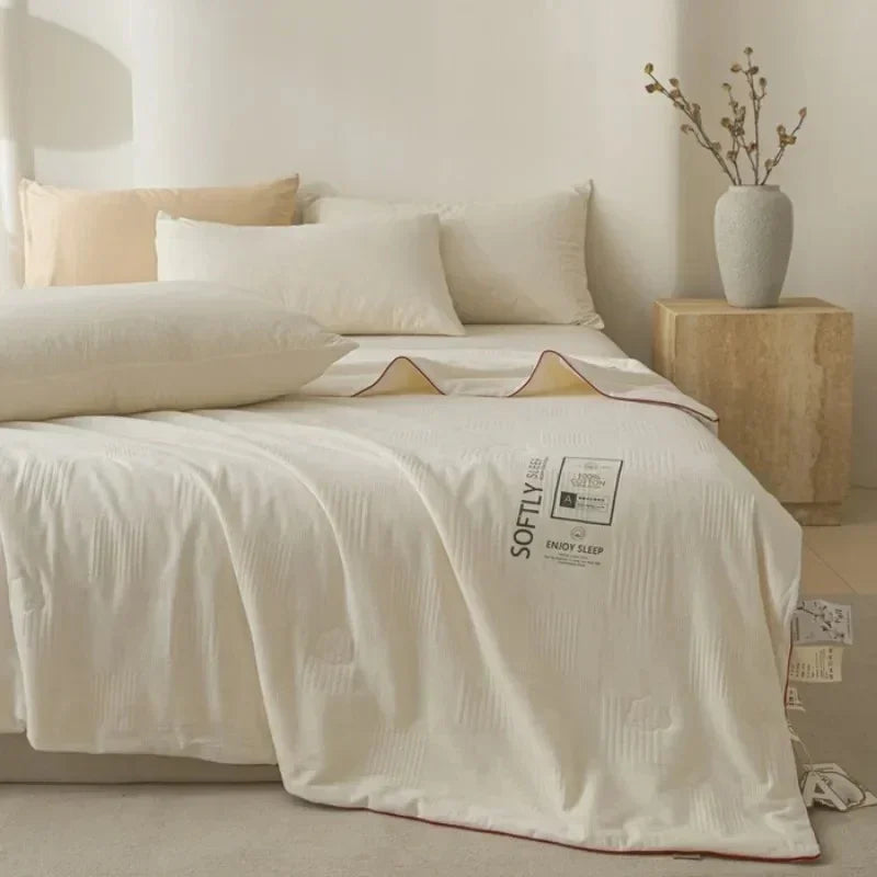 Jacquarddecke, wattiert, Schlafzimmer-Bettwäsche, vielseitig, für alle Jahreszeiten, edler weicher Stoff, elegant | Sansoti