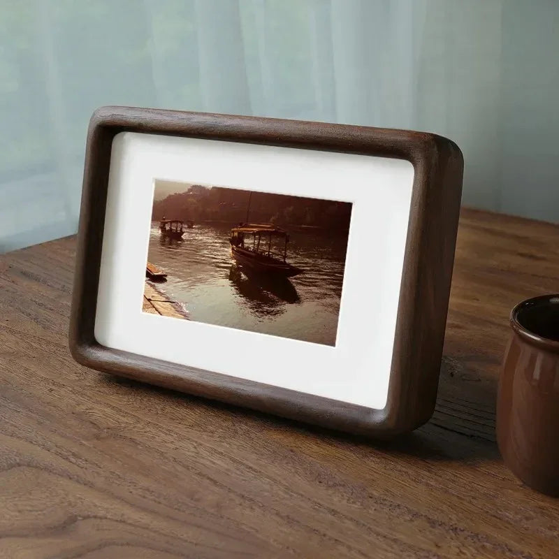 Fotolijst Hout Massief Handgemaakt A4 Portretlijst Woonkamer Trouwfoto Vintage | Sansoti