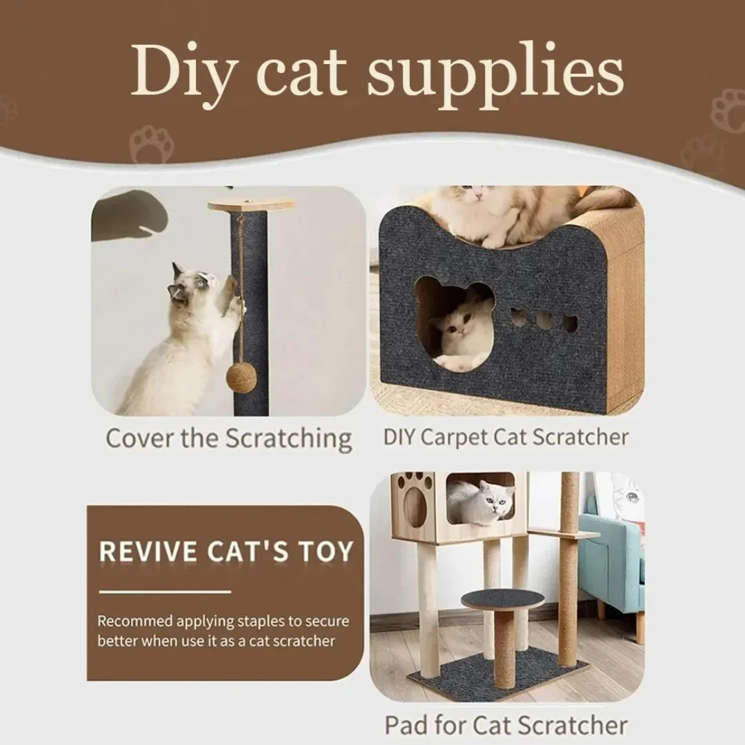 Möbelschutz für Katzen Verstellbar Textil Grau Beige Braun Blau Schwarz Creme Stoffpaneele | Sansoti