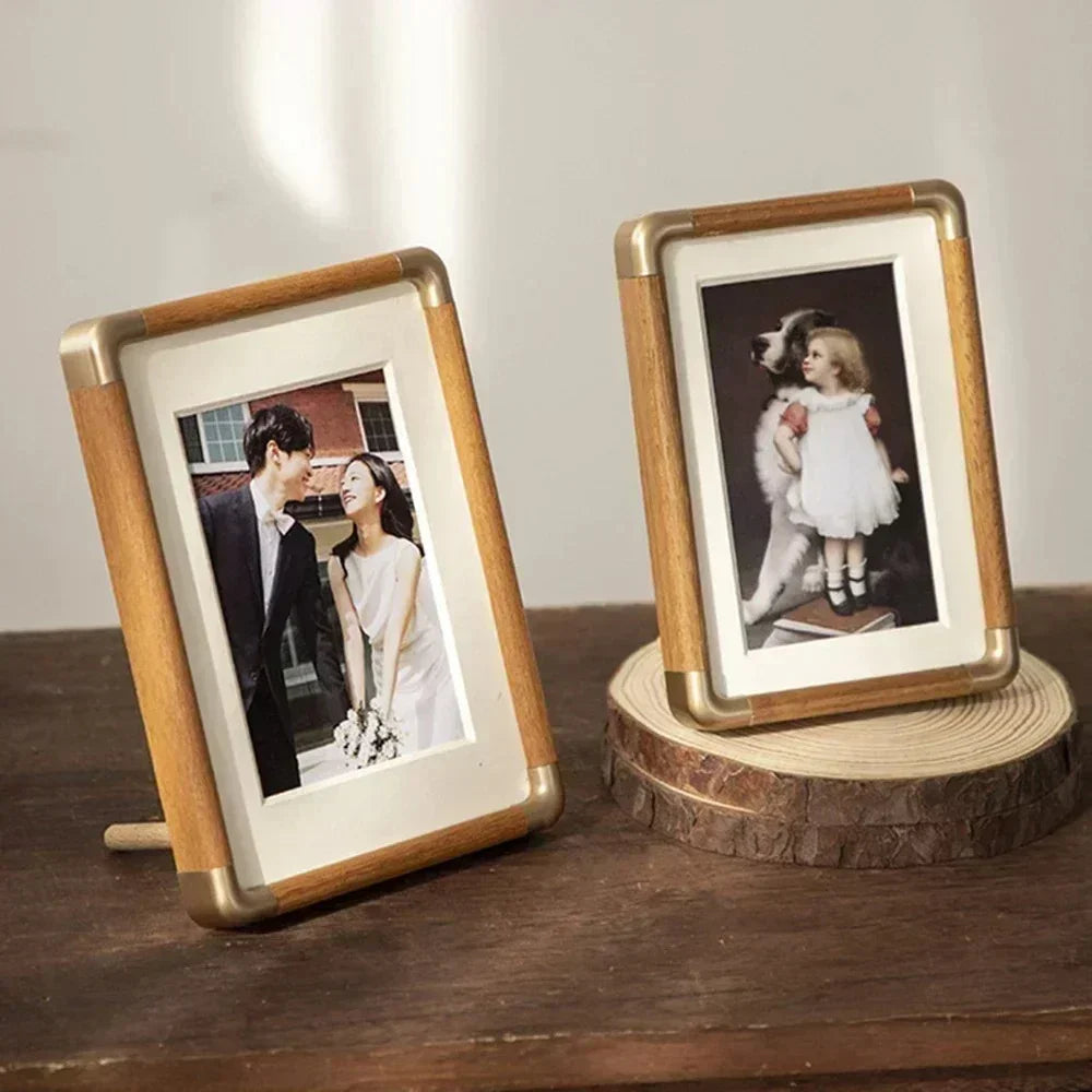 Fotolijst Hout Vintage Tafelmodel 5 Tot 12 Inch Massief | Sansoti