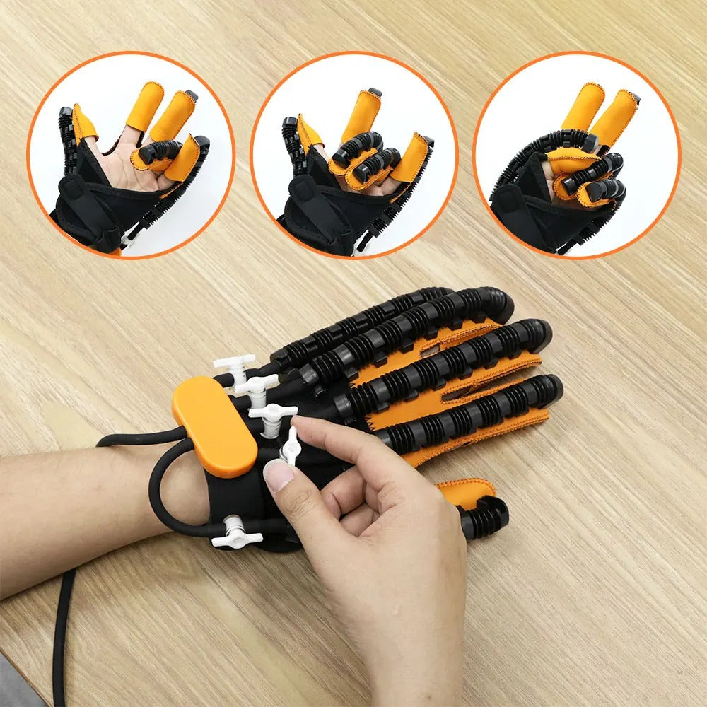Automatische Handtrainer Handschoenen voor Revalidatie en Vingerkracht – Verstelbaar Revalidatiesysteem voor Thuis | Sansoti