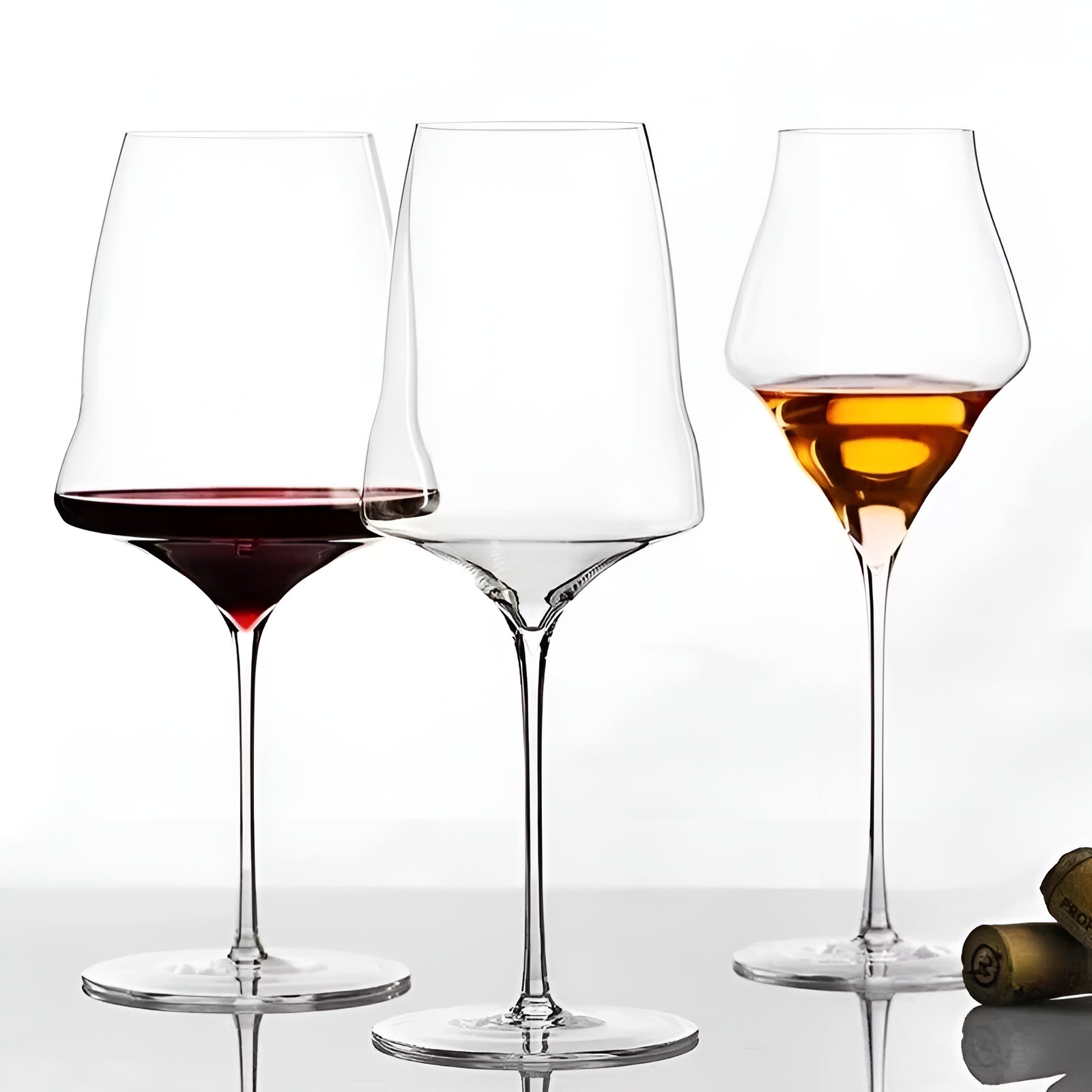 Wijnglas Kristal Dunwandig 390-760ml Champagne Glas Elegant | Sansoti