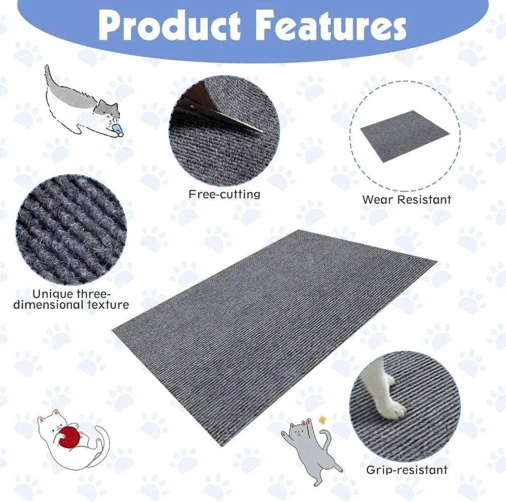 Möbelschutz für Katzen Verstellbar Textil Grau Beige Braun Blau Schwarz Creme Stoffpaneele | Sansoti