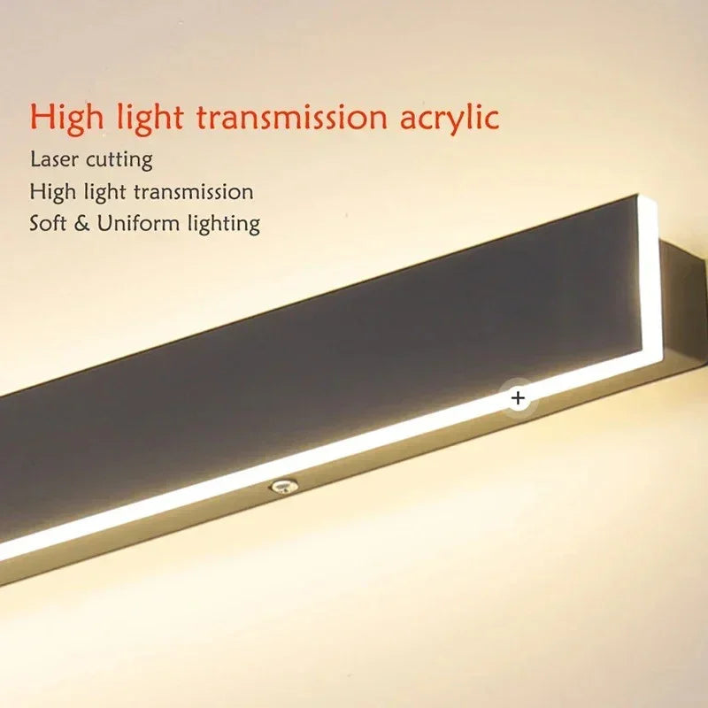 LED Wandleuchte Außen Innen IP65 Wasserdicht 30cm bis 120cm Minimalistisch Modern | Restfield