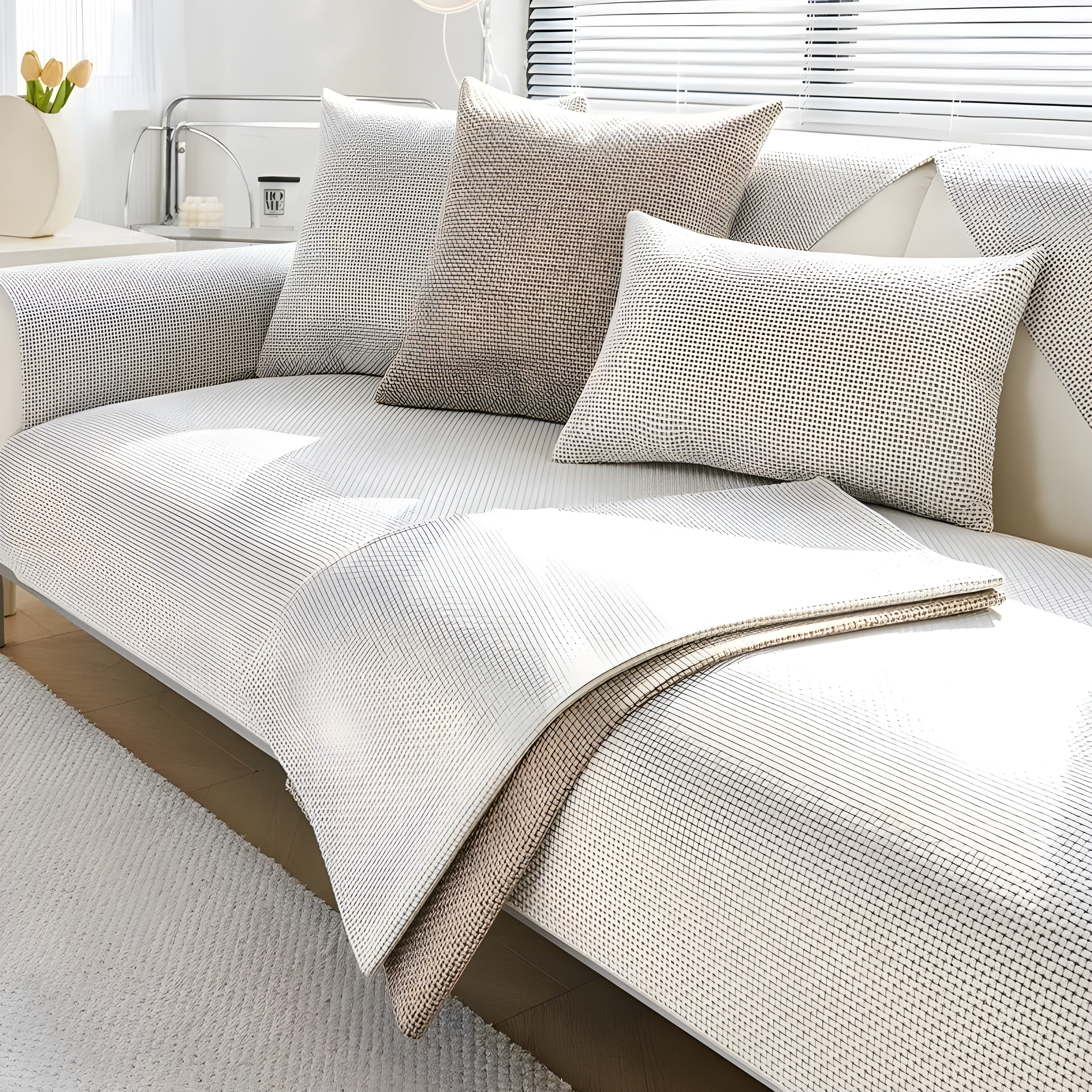 Bankhülle Anti-Rutsch für Ecksofa und Sofa – Waschbarer Sofabezug | Restfield
