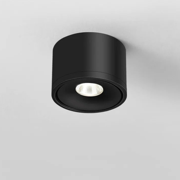 Adjustable ceiling spotlight with 360° rotatable spotlight head, black and white modern surface-mounted lighting for the living room | Sansoti