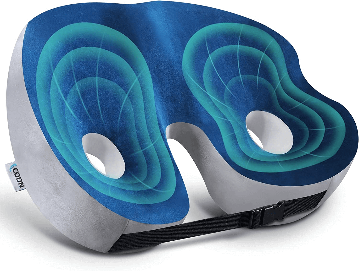 Coussin ergonomique pour siège avec soulagement de la pression et soutien des hanches, du coccyx et du bas du dos | Restfield